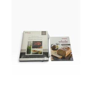 Vitamix Cookbook Set G-Series Introduction & Whole Grains New Sealed Bundle
